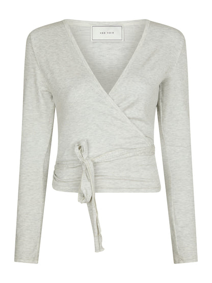 Nia Jersey Wrap Blouse