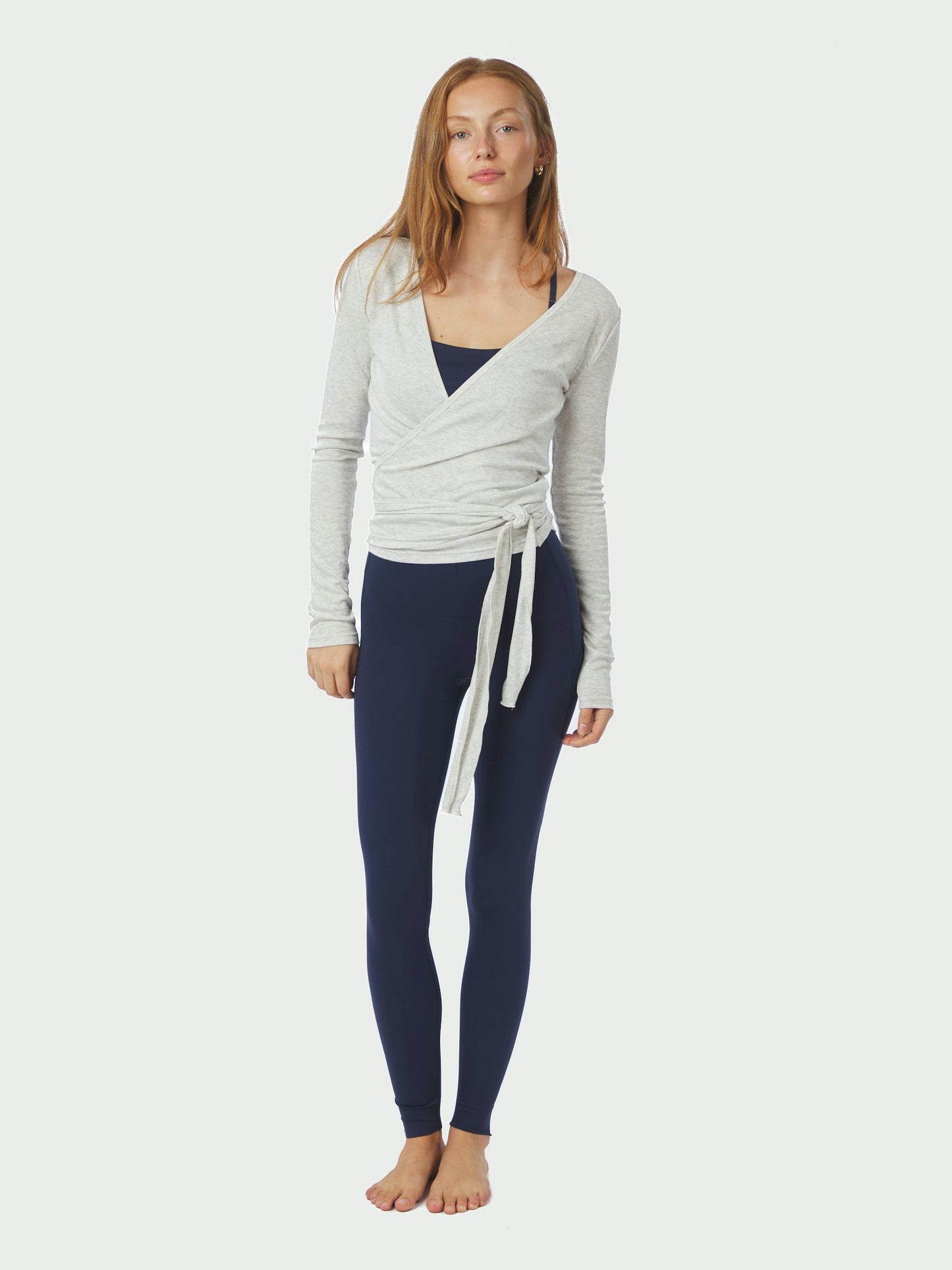 Nia Jersey Wrap Blouse