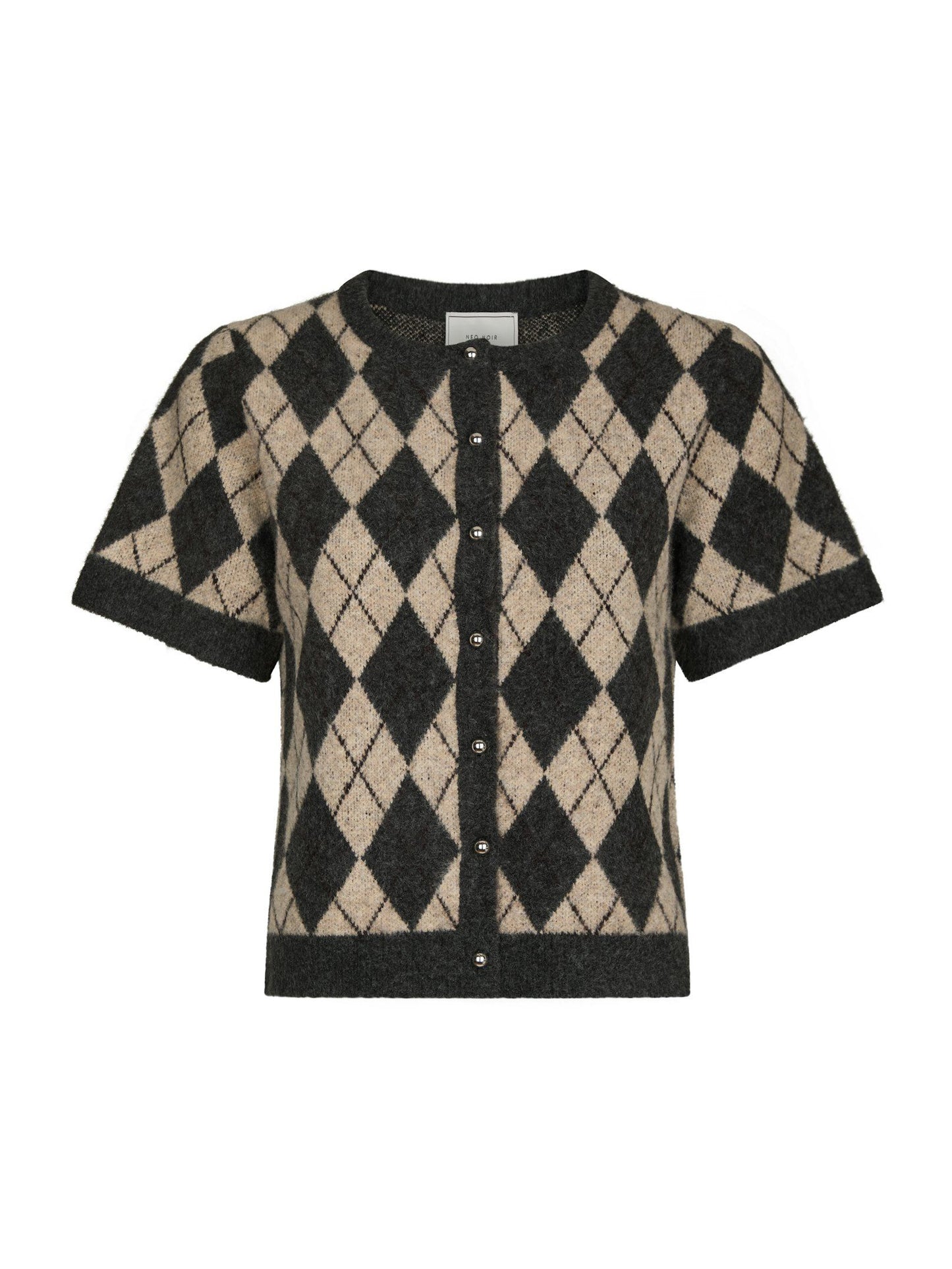 Allestar Check Knit Cardigan