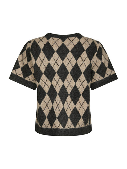 Allestar Check Knit Cardigan