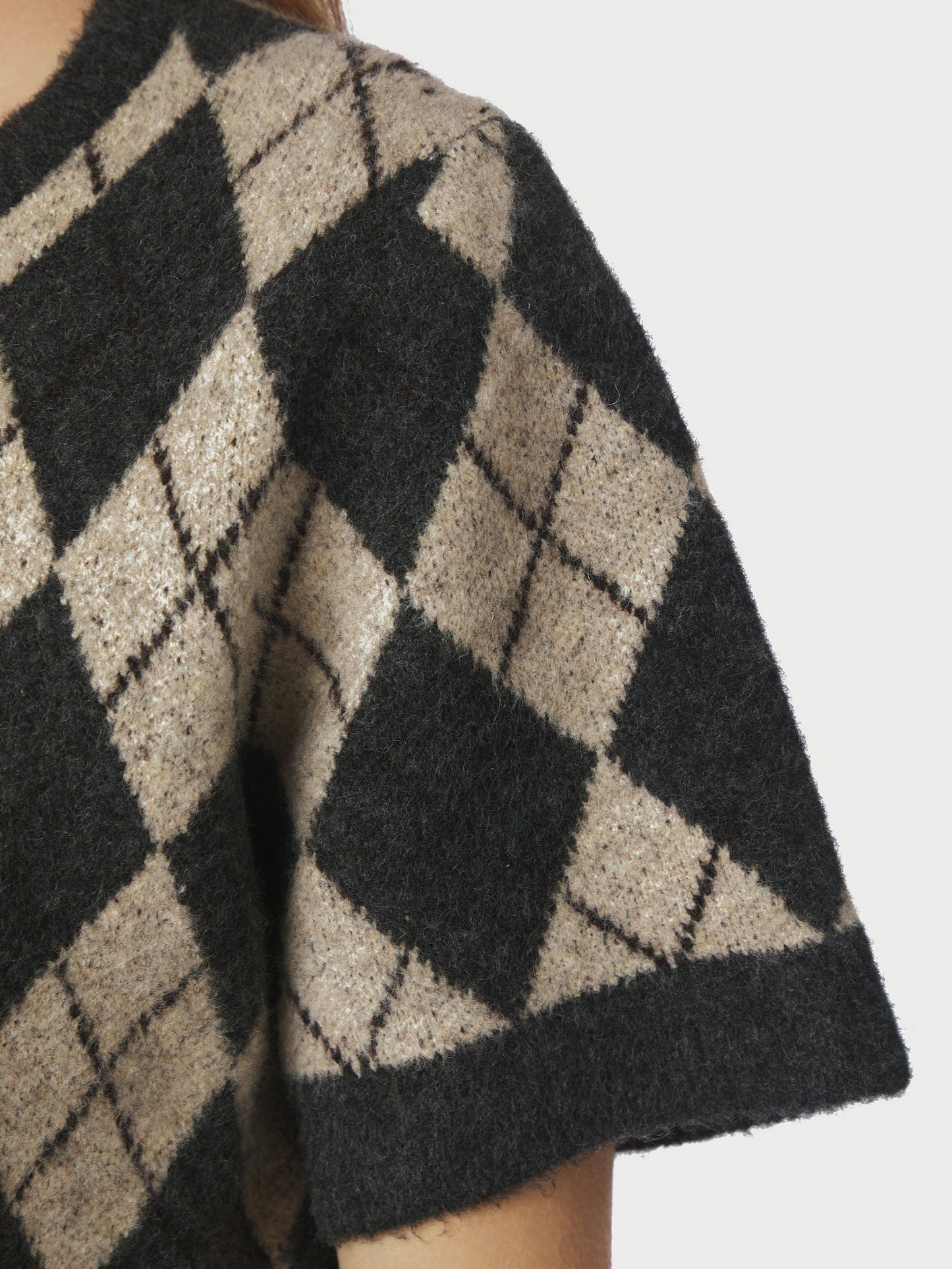 Allestar Check Knit Cardigan