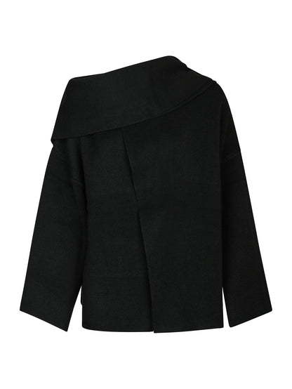 Wals Knit Scarf Blouse