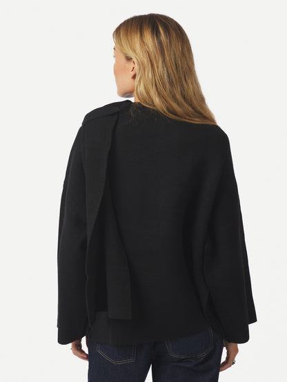 Wals Knit Scarf Blouse