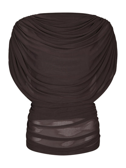 Cottuna Drapy Mesh Top