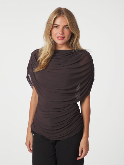 Cottuna Drapy Mesh Top