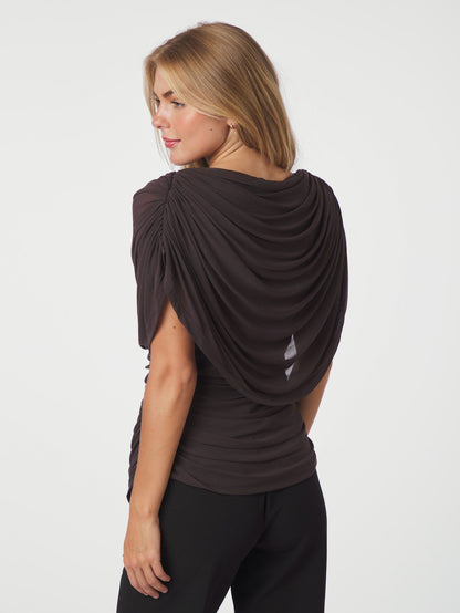 Cottuna Drapy Mesh Top