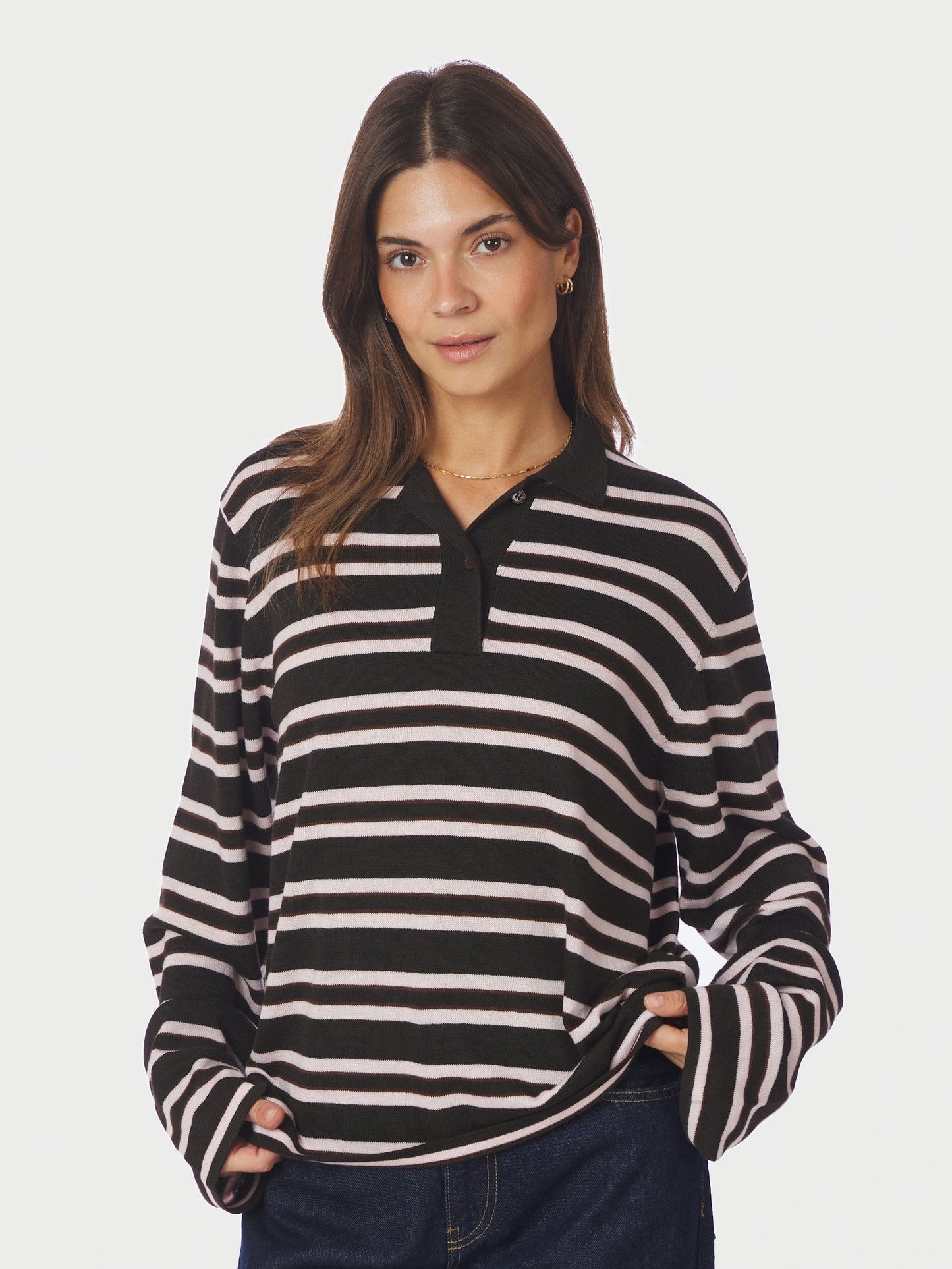 Mala Polo Knit Blouse