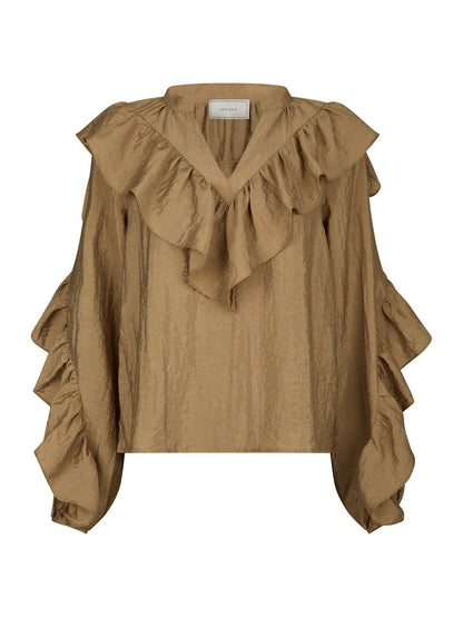 Nula Flounce Crisp Blouse