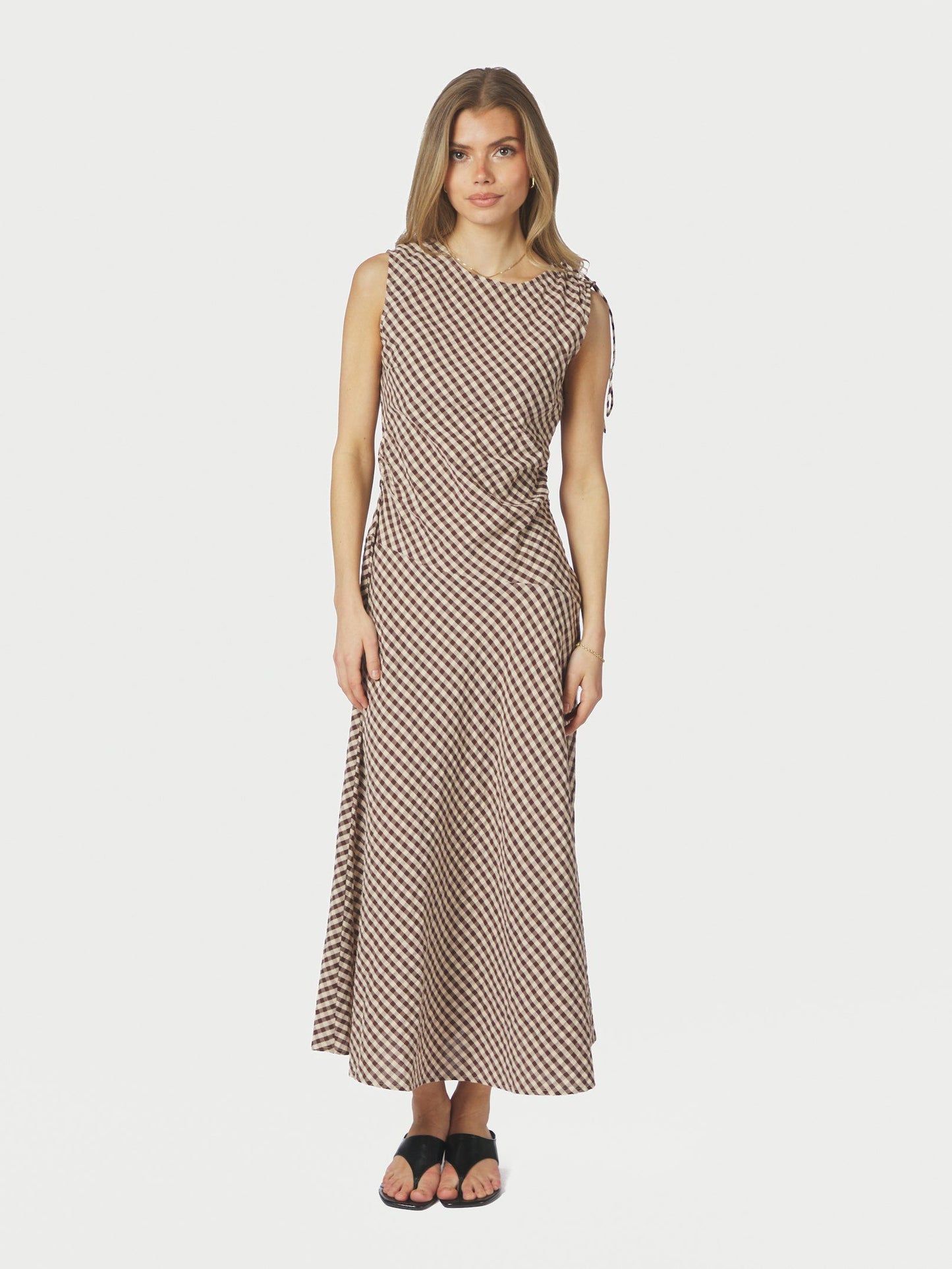 Saxton Check Dress