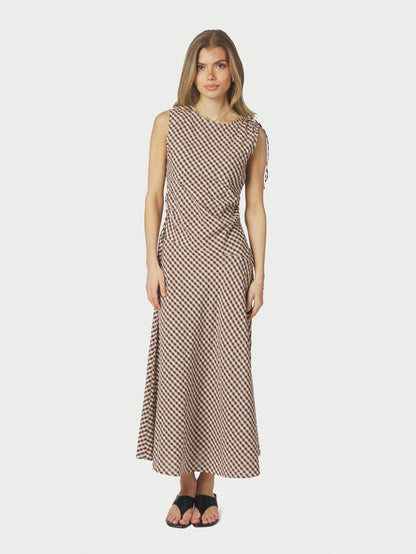 Saxton Check Dress