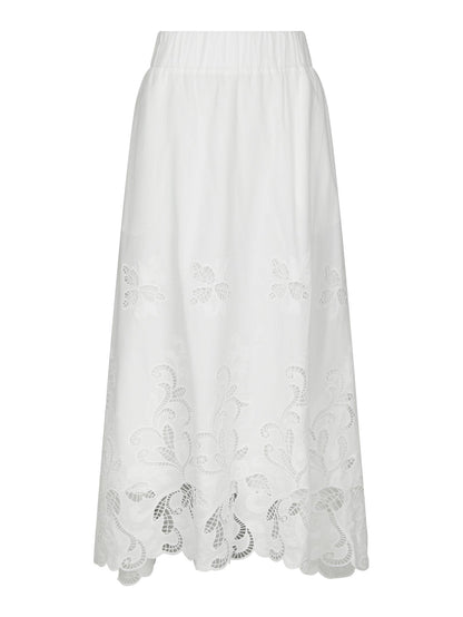 Yara Long Emb Skirt
