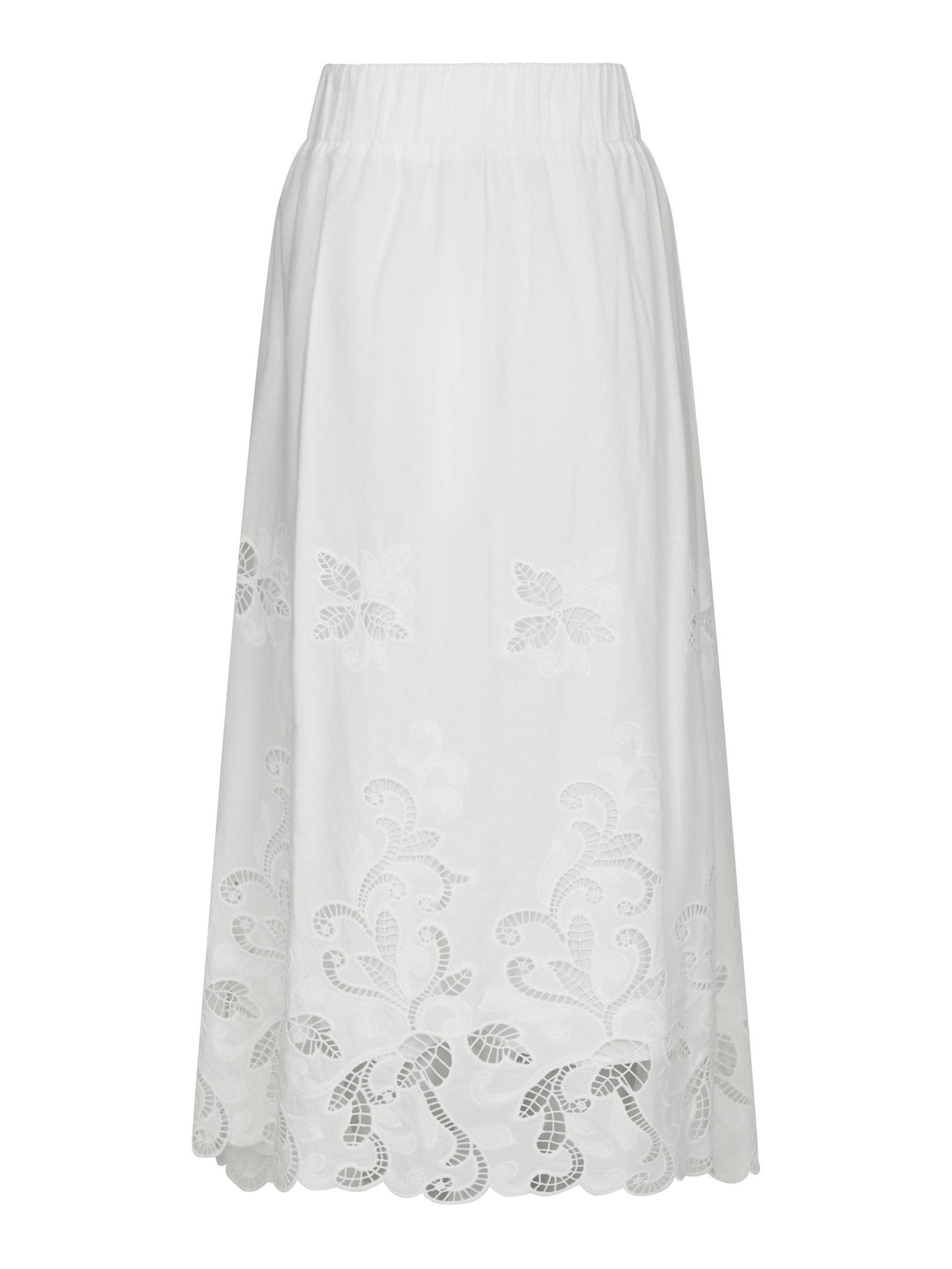 Yara Long Emb Skirt