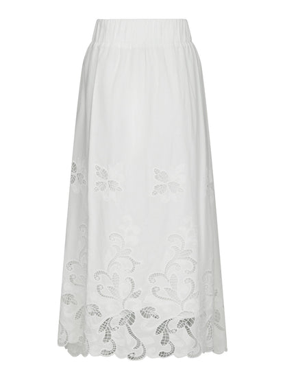 Yara Long Emb Skirt