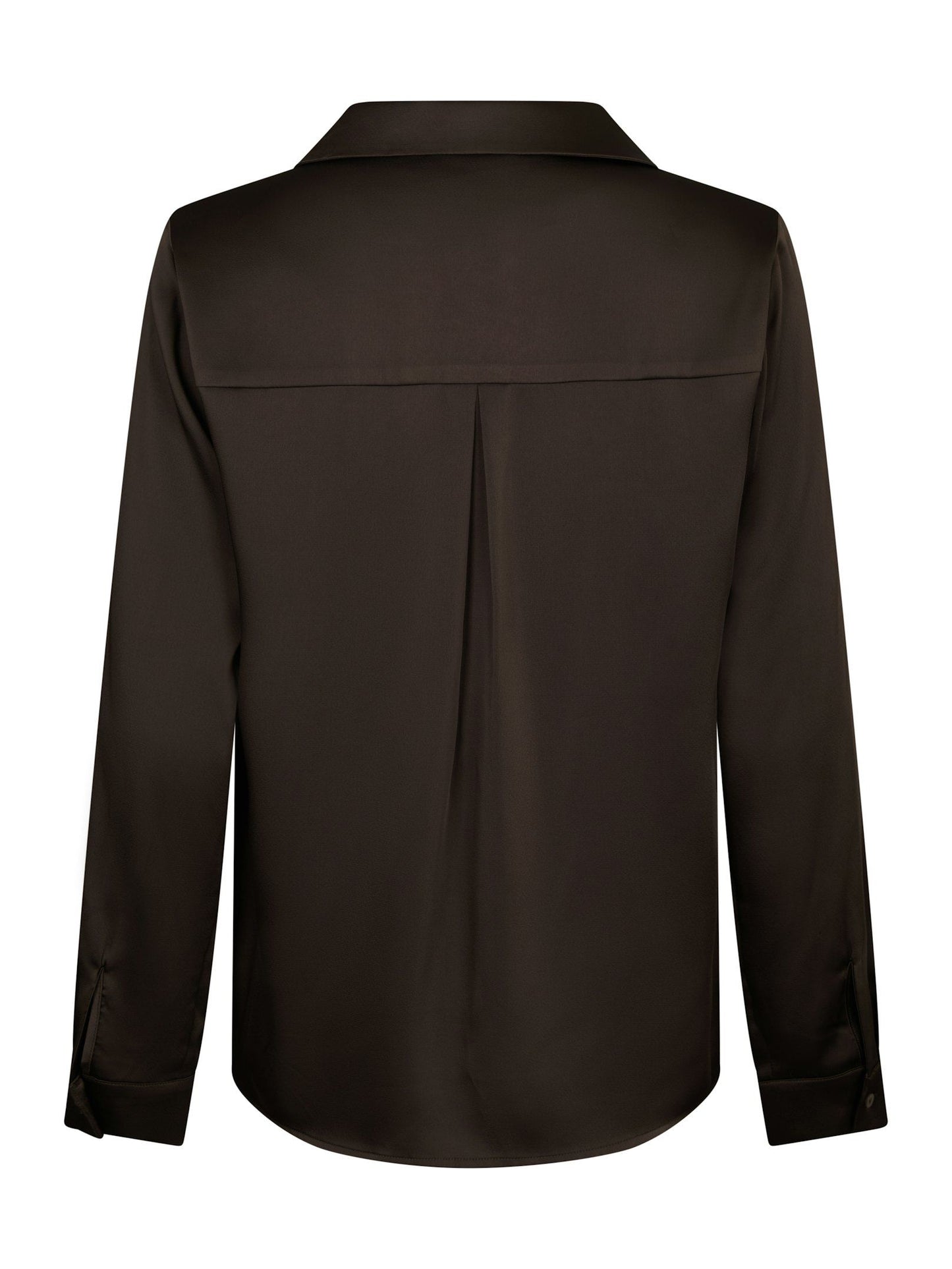 Hazelle Drapy Satin Shirt