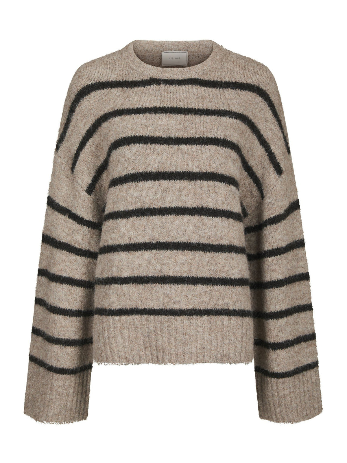 Roeme Fluffy Stripe Knit