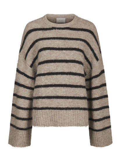 Roeme Fluffy Stripe Knit