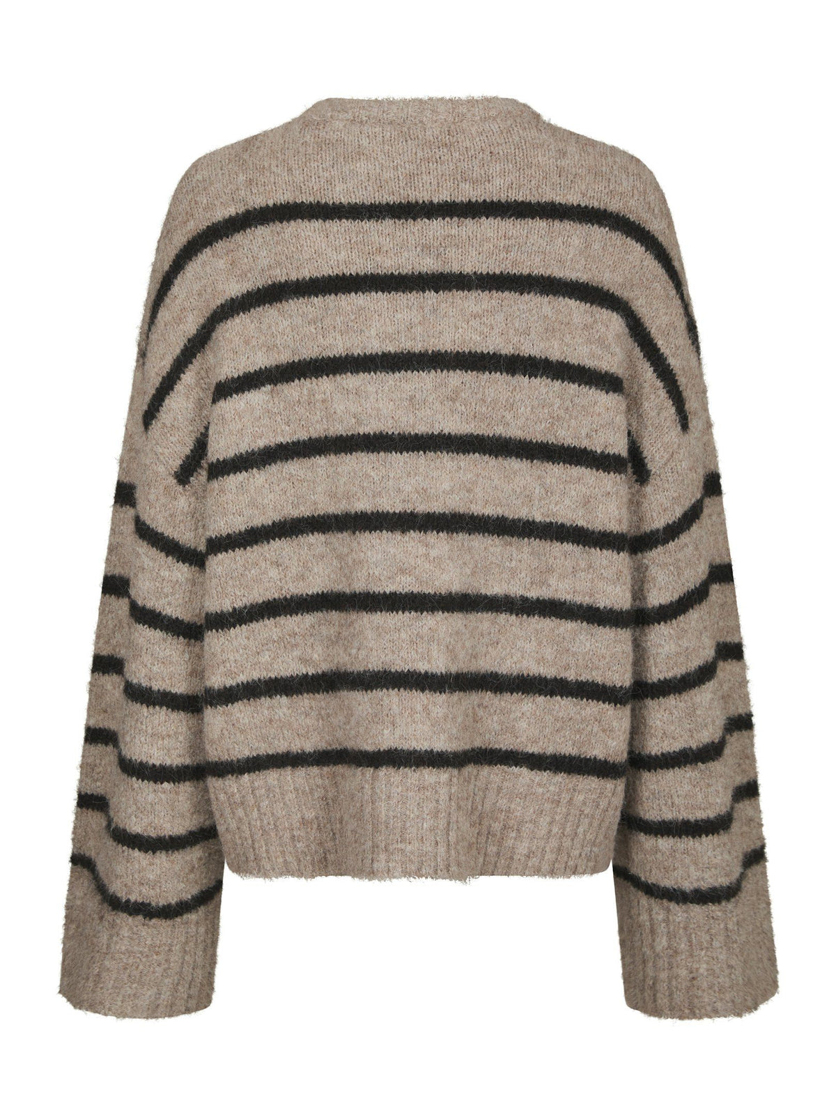 Roeme Fluffy Stripe Knit