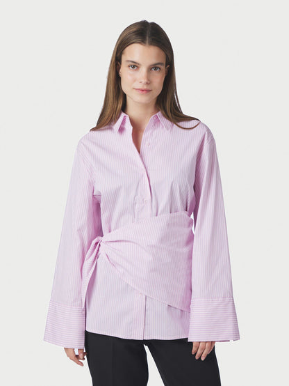 Dita Scarf Stripe Shirt