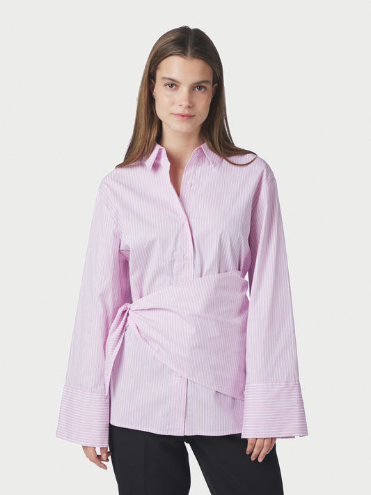 Dita Scarf Stripe Shirt