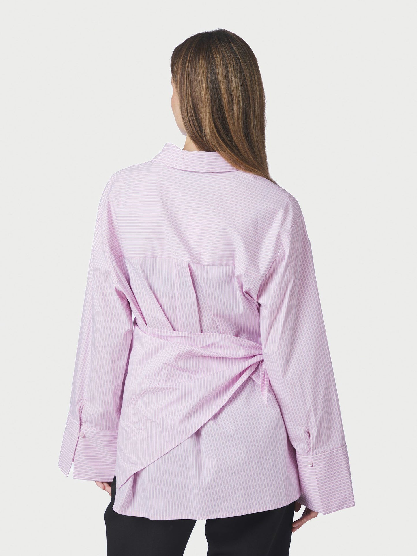 Dita Scarf Stripe Shirt