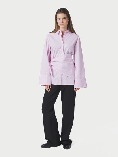 Dita Scarf Stripe Shirt