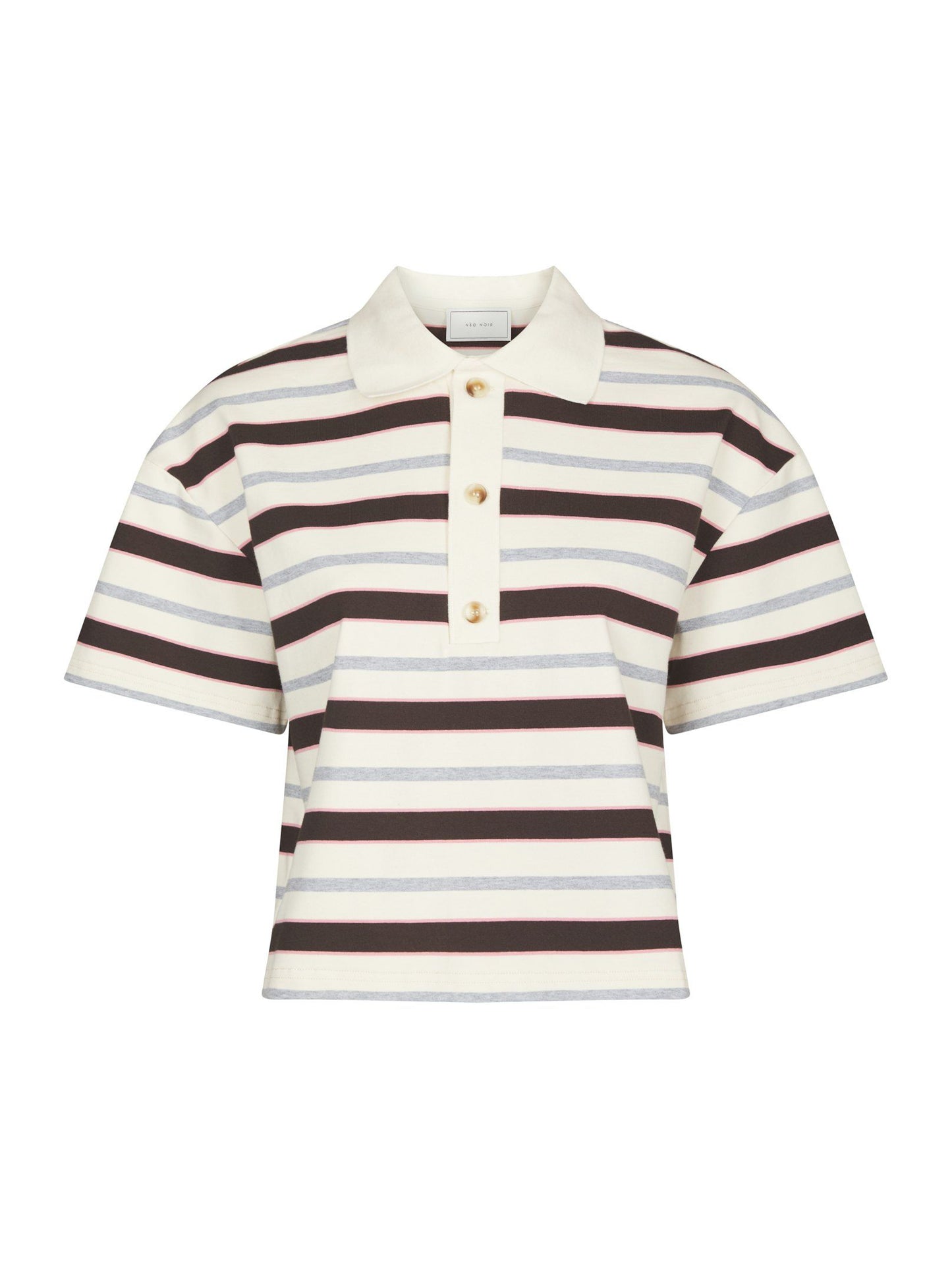 Vennera Triple Stripe Polo Tee