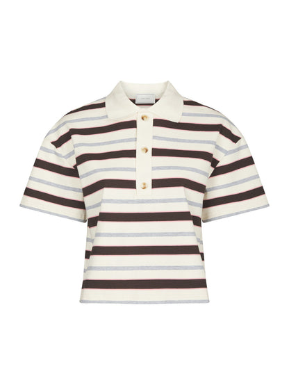 Vennera Triple Stripe Polo Tee