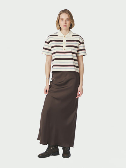 Vennera Triple Stripe Polo Tee