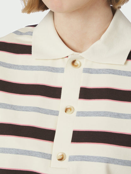 Vennera Triple Stripe Polo Tee