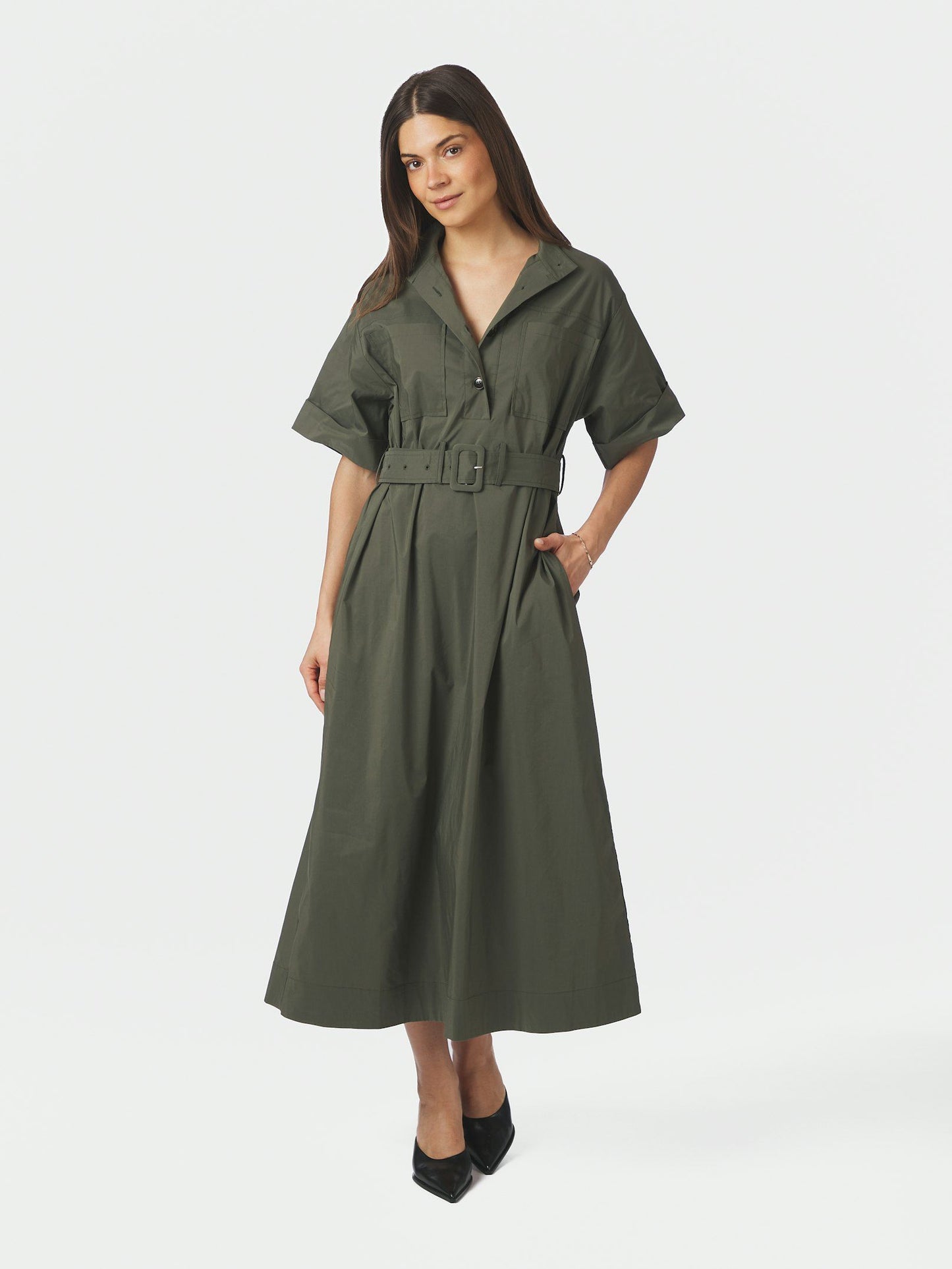 Cina Poplin Dress