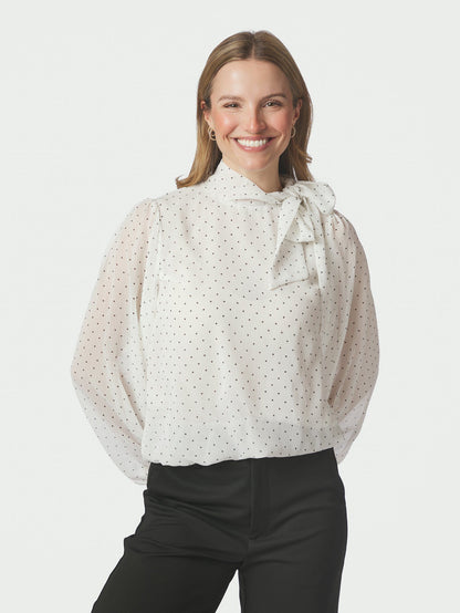 Dorellie Dot Blouse