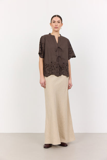 LR-GROLET 8 shirt chocolate
