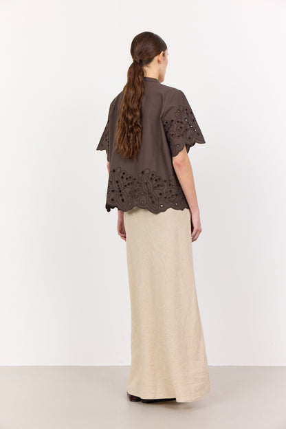 LR-GROLET 8 shirt chocolate