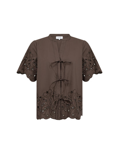 LR-GROLET 8 shirt chocolate