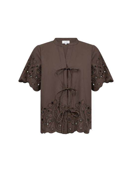 LR-GROLET 8 shirt chocolate