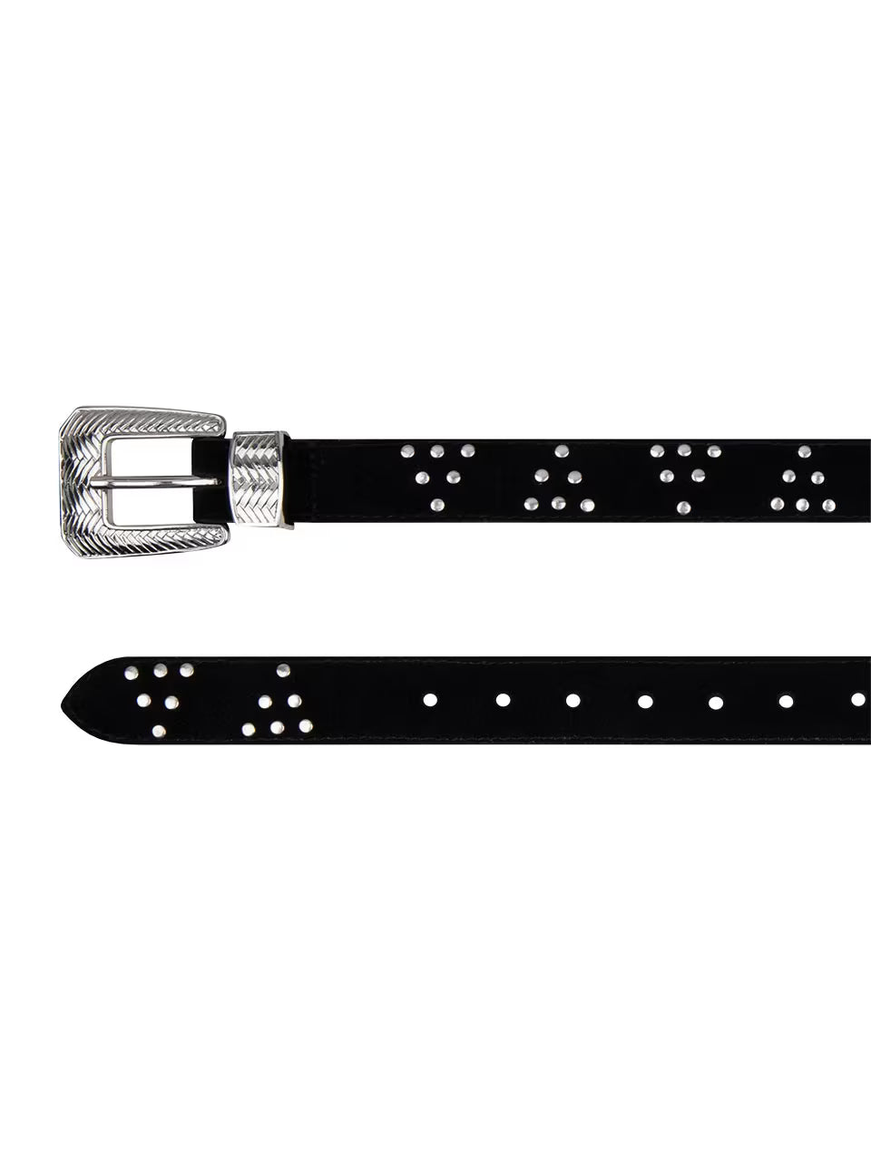 D6Brunelle rivet leather belt