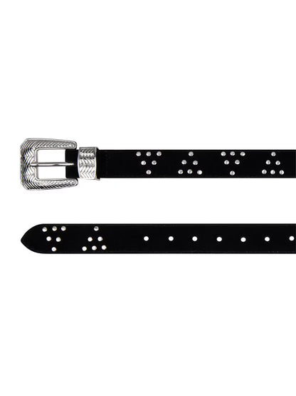 D6Brunelle rivet leather belt