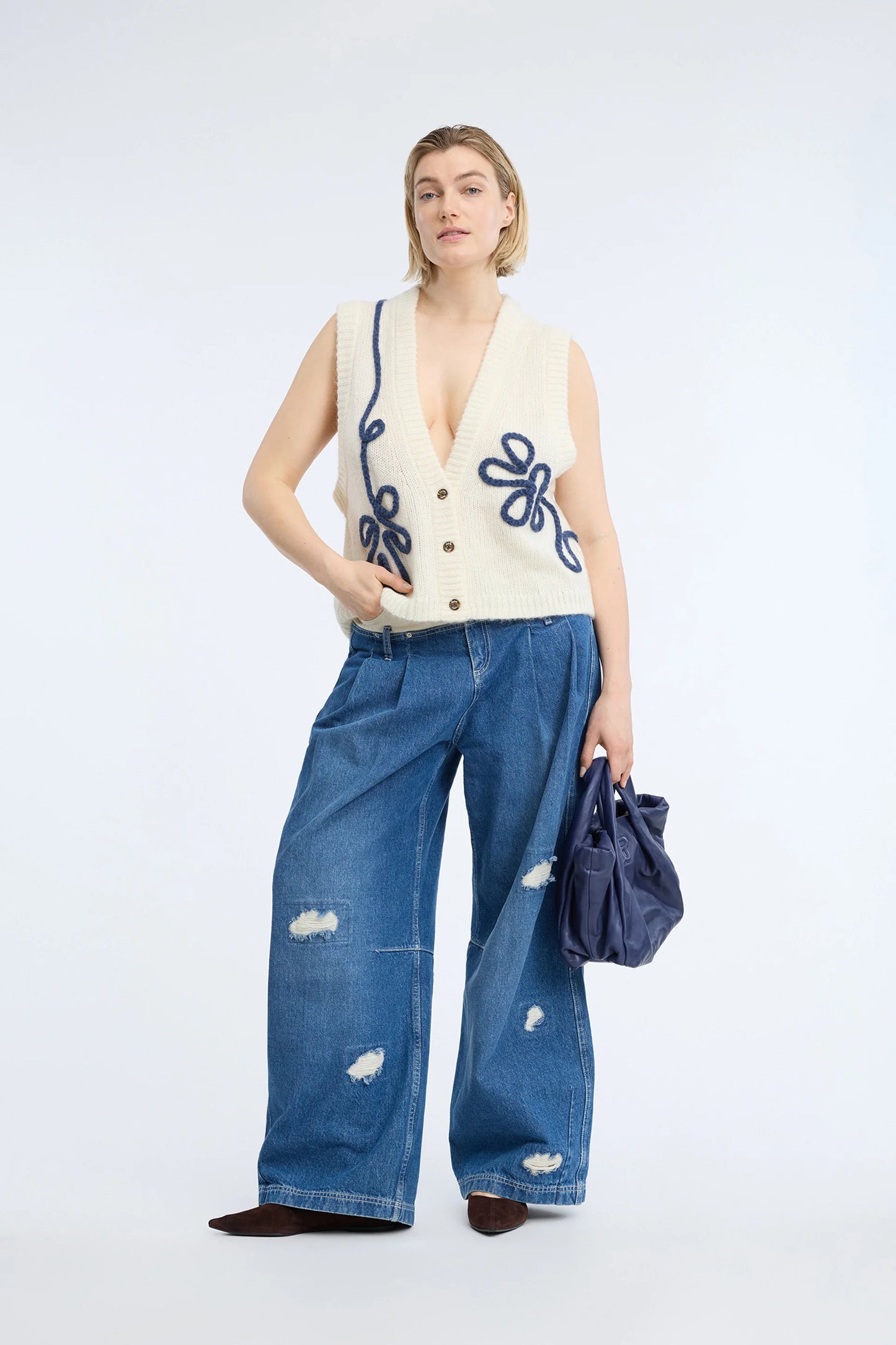 Nowland knit vest