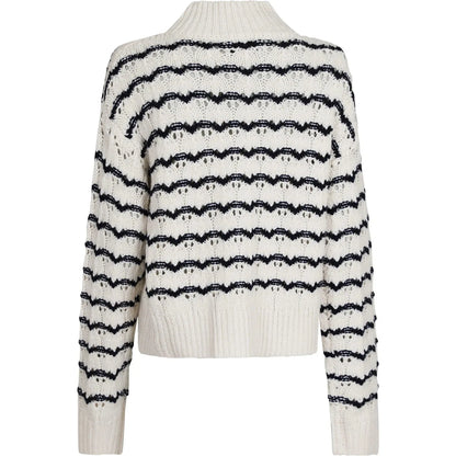 Paulina Contrast Knit Blouse