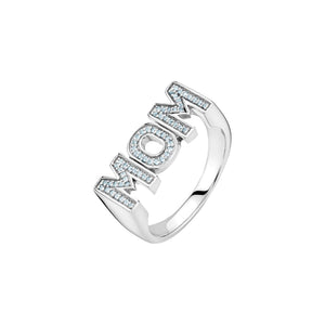 
                  
                    Ladda bild in galleri, MOM Ring - SILVER SKY
                  
                