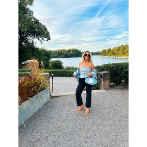 
                  
                    Ladda bild in galleri, STRAPLESS DENIM TOP - WASHED DENIM
                  
                
