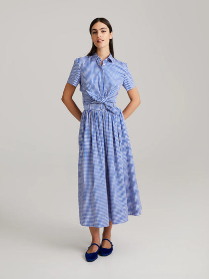 Fiia gingham skirt