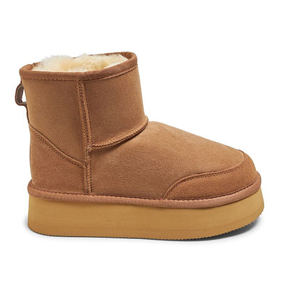 New Zealand Boots Plateau Ultra Cognac