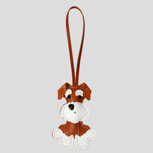 STICKY BESTIE, DOG BAG CHARM - Brown