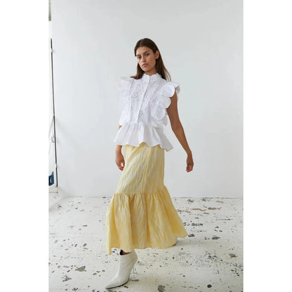 EMBROIDERY ANGLAISE TOP