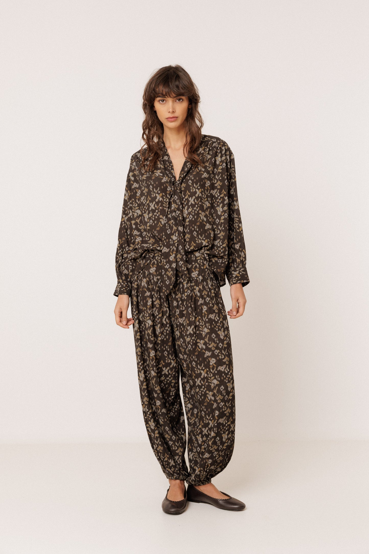 Oversize cotton shirt
