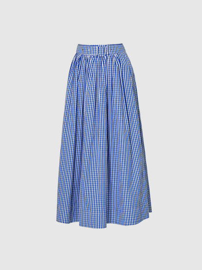 Fiia gingham skirt
