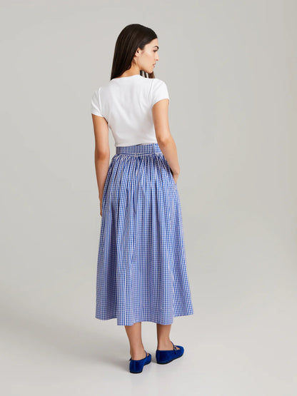 Fiia gingham skirt