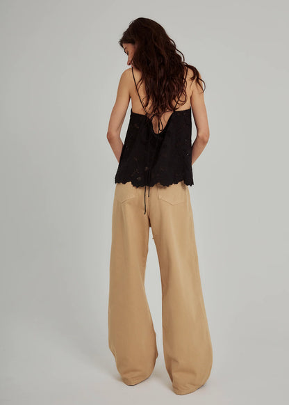 Hannali wide belt jeans
