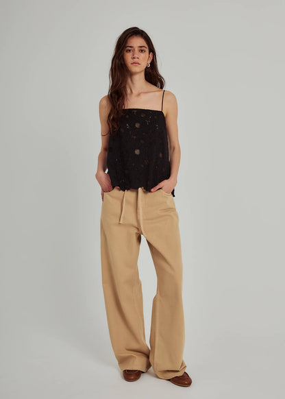 Hannali wide belt jeans